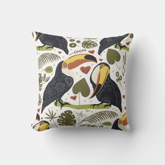 トゥカンフレンズ装飾用クッション クッション (正面)