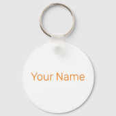 トゥカンポートレート動物熱帯鳥デザイン キーホルダー (裏面)