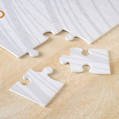 トゥカンポートレート動物熱帯鳥デザイン ジグソーパズル (側面)