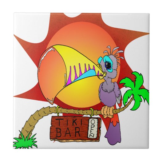 トゥカン太陽 タイル (正面)