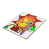 トゥカン太陽 タイル (側面)