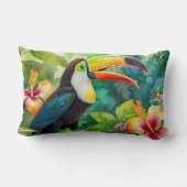 トゥカン熱帯性鳥獣 ランバークッション (裏面)