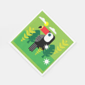 トゥカン熱帯鳥 スタンダードランチョンナプキン (角)