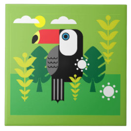 トゥカン熱帯鳥 タイル