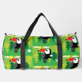 トゥカン熱帯鳥 ダッフルバッグ (裏面)