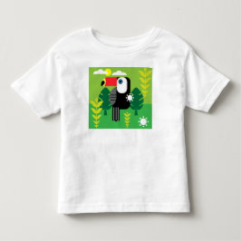 トゥカン熱帯鳥 トドラーTシャツ