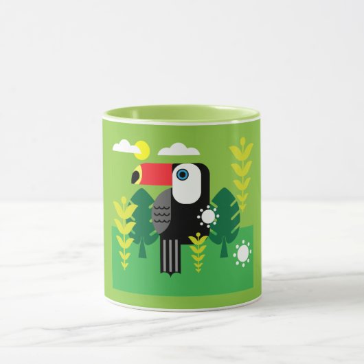 トゥカン熱帯鳥 マグカップ (中央)
