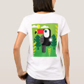 トゥカン熱帯鳥 Tシャツ (裏面)