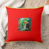 トゥカン装飾用クッション クッション (ブランケット)