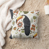 トゥカン装飾用クッション クッション (ブランケット)