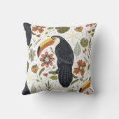 トゥカン装飾用クッション クッション (裏面)