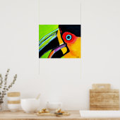 トゥカン閉じる ポスター (キッチン)