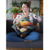 トゥカン パイロット ヴィンテージ アビエーター グラフィック クッション