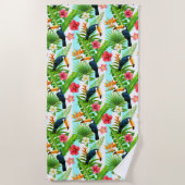 トゥカン ビーチタオル (正面)