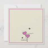 トゥガーポストズ結婚ブランチ招待状 招待状 (裏面)