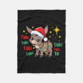 トゥキトゥキドンキーこのシーズンメキシコスペインのCh フリースブランケット (正面)