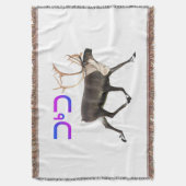 トゥクトゥカリブー スローブランケット (正面縦)