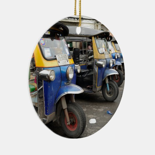 トゥクトゥクタクシーバンコクタイ セラミックオーナメント (右)