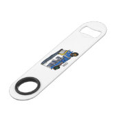 トゥクトゥク漫画イラストレーション スピード栓抜き (正面アングル)