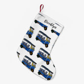 トゥクトゥク漫画イラストレーション スモールクリスマスストッキング (正面 (吊り時))