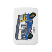 トゥクトゥク漫画イラストレーション バスマット (正面縦)