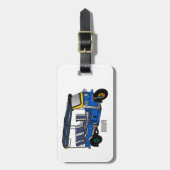 トゥクトゥク漫画イラストレーション ラゲッジタグ (正面縦)