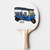 トゥクトゥク漫画イラストレーション 卓球ラケット (裏面)