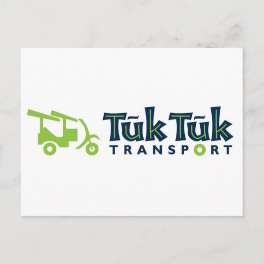 トゥクトゥク輸送 ポストカード (正面)