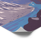 トゥクトゥノワープナショナルパークカナダトラベルヴィンテージ ポスター (角)