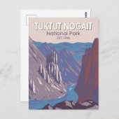 トゥクトゥノワープナショナルパークカナダトラベルヴィンテージ ポストカード (正面/裏面)