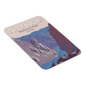 トゥクトゥノワープナショナルパークカナダトラベルヴィンテージ マグネット (右側)