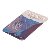 トゥクトゥノワープナショナルパークカナダトラベルヴィンテージ マグネット (左側)