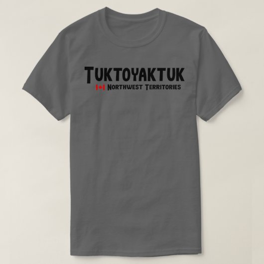 トゥクトヤクトゥクノースウェスト準州 Tシャツ (デザイン正面)