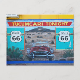 トゥクンカリ今夜の壁画、ルート66、ニューメキシコ ポストカード
