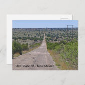 トゥクンカリ・ニューメキシコ付近の66号経路 ポストカード (正面/裏面)