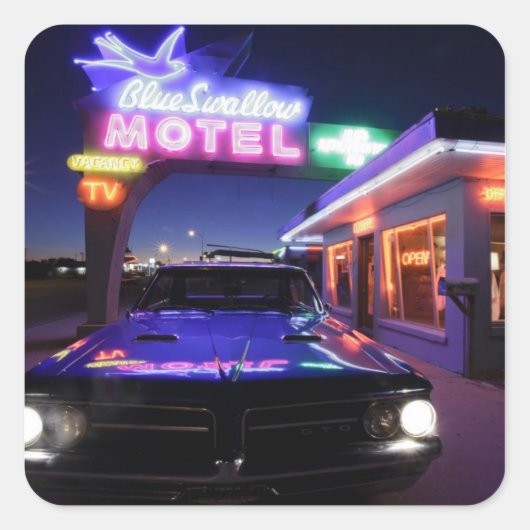 トゥクンカリ、ニューメキシコ、統一された州。ルート66 スクエアシール (正面)