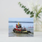 トゥグボートアットペンズランドフィラデルフィア(PA) ポストカード (スタンド正面)