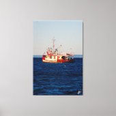 トゥグボートオンディニーベイ#2 キャンバスプリント (正面)