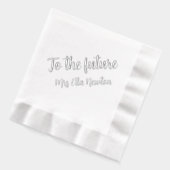 トゥザフューチャーブライドウェディングシャワー 箔ナプキン (左)