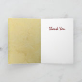 トゥスカンサンありがとうございます サンキューカード (内部)