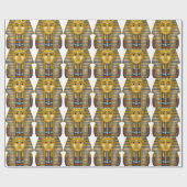 トゥタンカームエジプトマスク ラッピングペーパー (フラット)