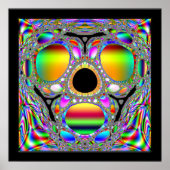 トゥタンカームンのフラクタル死のマスク ポスター (正面)