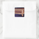 トゥタンカームンの墓からの棺 スクエアシール (バッグ)