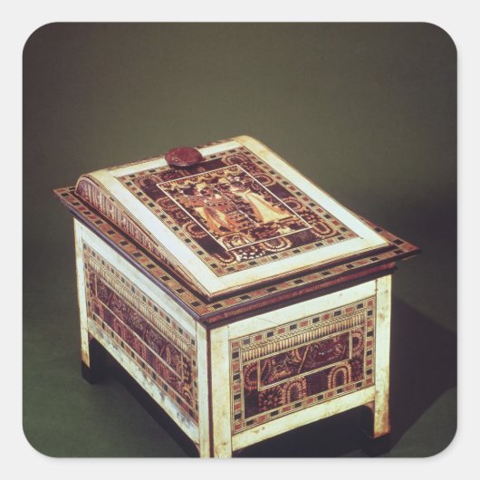 トゥタンカームンの墓からの棺 スクエアシール (正面)
