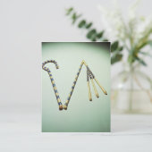 トゥタンカームンの墓からクロックとフレア ポストカード (スタンド正面)