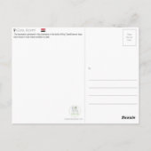 トゥタンカームンの墓,エジプトのはがき ポストカード (裏面)