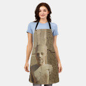 トゥタンカームン像エプロン エプロン (着用した状態)