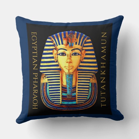 トゥタンカームン古代エジプトのファラオ王 クッション (裏面)