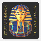 トゥタンカームン古代エジプトのファラオ王 スクエアシール (正面)