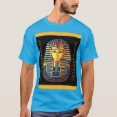 トゥタンカームン古代エジプトのファラオ王 Tシャツ (正面)